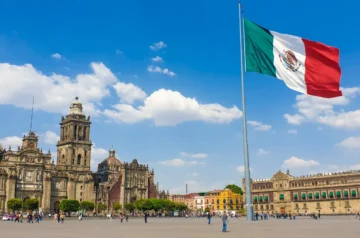 Mexico City urban landscape