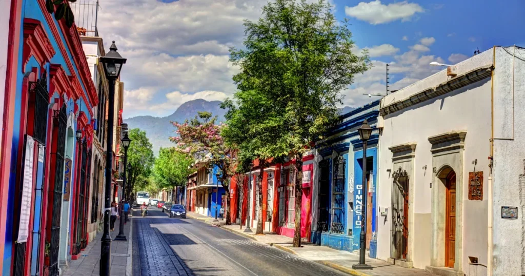 Historic architecture in Oaxaca, Mexico
