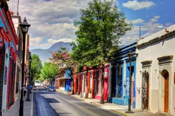 Historic architecture in Oaxaca, Mexico